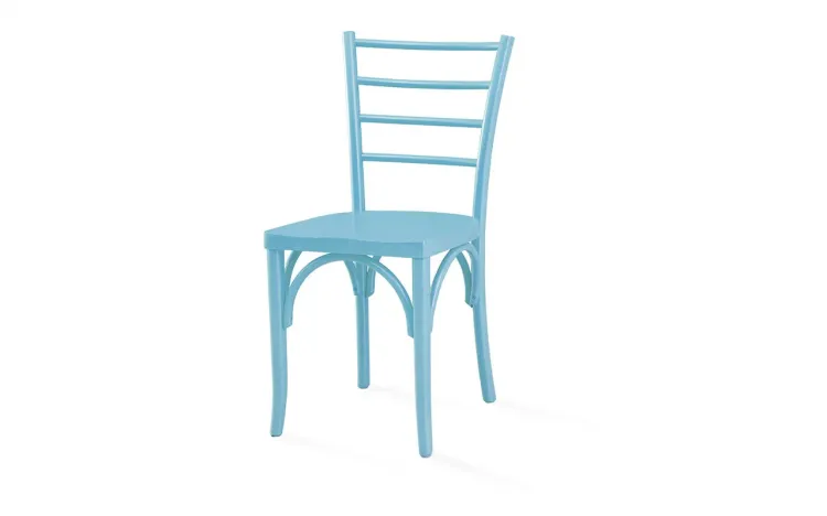 CADEIRA AZUL PARA COZINHA CHARLOTTE LACA AZUL BEBÊ 40,5x49x88 CM