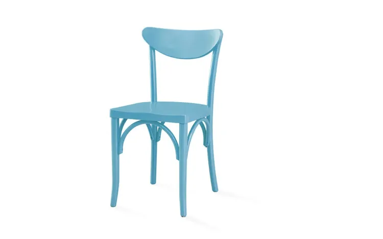 CADEIRA PARA SALA DE JANTAR AMÉLIE LACA AZUL BEBÊ 44,5x45x81 CM