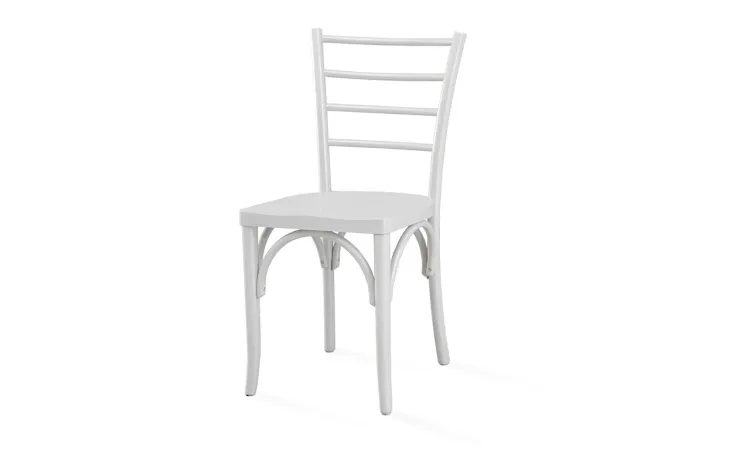 CADEIRA BRANCA MODERNA PARA SALA DE JANTAR LACA BRANCA CHARLOTTE 40,5x49x88 CM