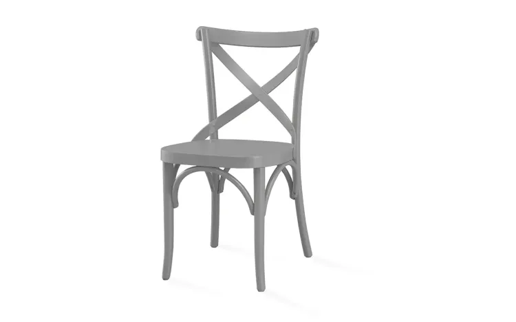 CADEIRA PARA SALA DE JANTAR MADELEINE LACA CINZA CONCRETO 50x54,5x86 CM