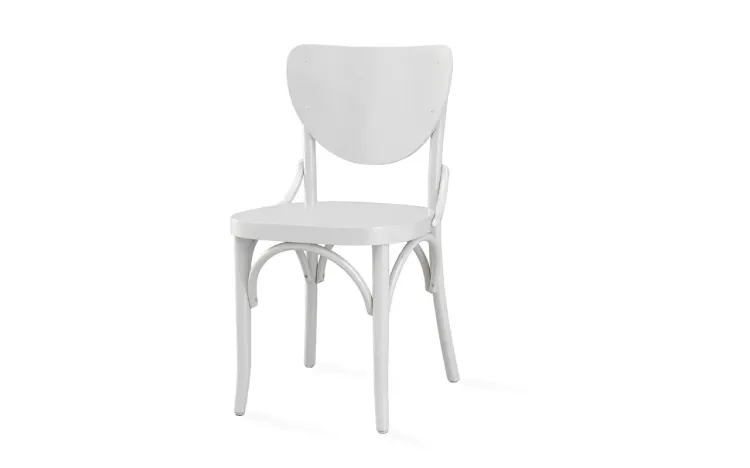 CADEIRA DE JANTAR LACA BRANCA ELÉONORE 44x49,5x82,5 CM