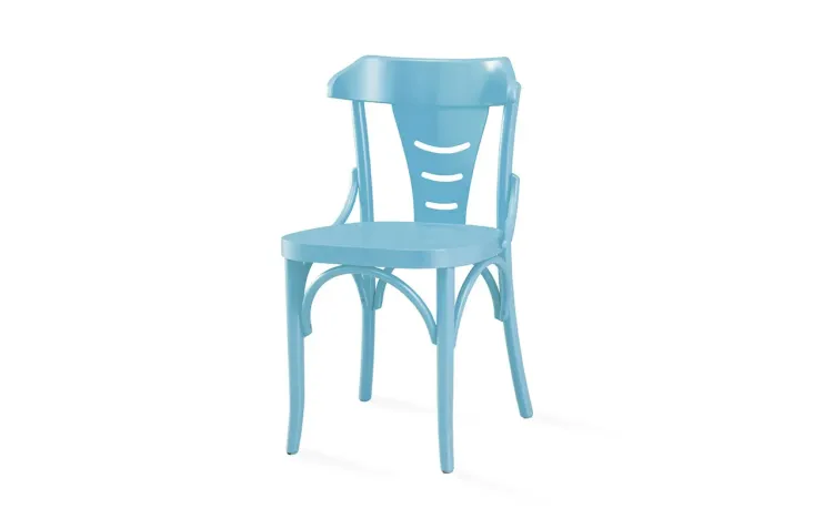 CADEIRA DE JANTAR AUGUSTINE LACA AZUL BEBÊ 45x50,5x83 CM