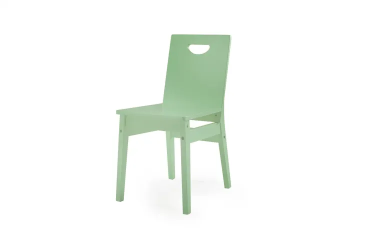 CADEIRA DE JANTAR DE MADEIRA TUCUPI LACA VERDE SÁLVIA 40X51X81CM
