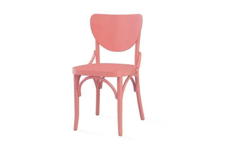 CADEIRA PARA SALA ELÉONORE LACA ROSA CORAL 44x49,5x82,5 CM